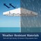 Best Choice Products 7.5ft Patio Market Umbrella with Wavy Trim, Fade-Resistant, Crank & Tilt, Wind Vent